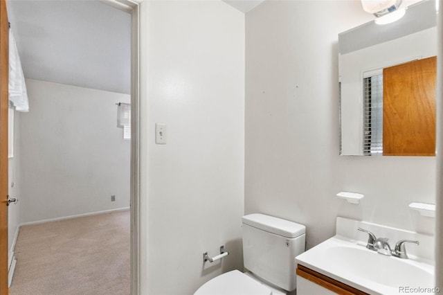 1637 S Stuart St, Denver, CO 80219 - half bathroom with toilet and vanity