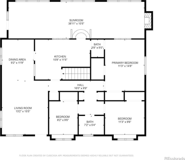 1637 S Stuart St, Denver, CO 80219 - view of floor plan / room layout