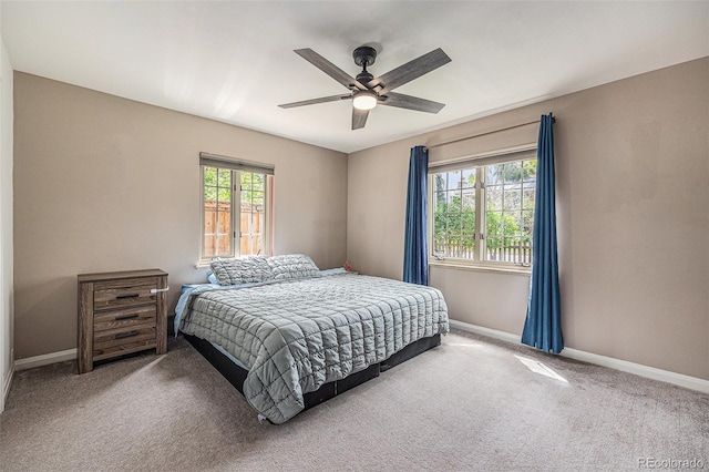 1900 Magnolia St, Denver, CO 80220 - carpeted bedroom with baseboards and ceiling fan