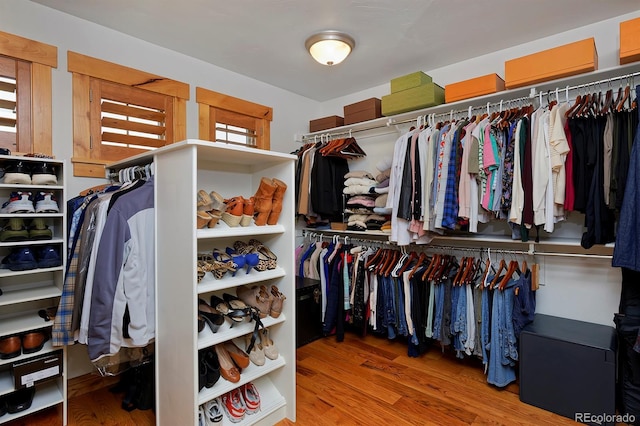 14370 Osage St, Westminster, CO 80023 - walk in closet with wood finished floors