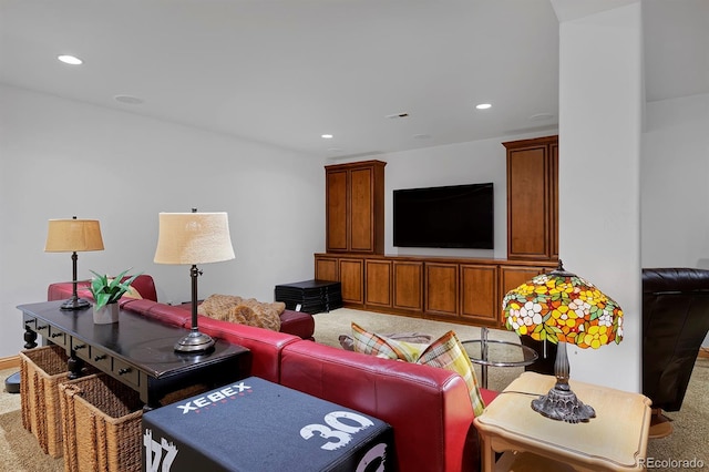 14370 Osage St, Westminster, CO 80023 - carpeted living area with recessed lighting
