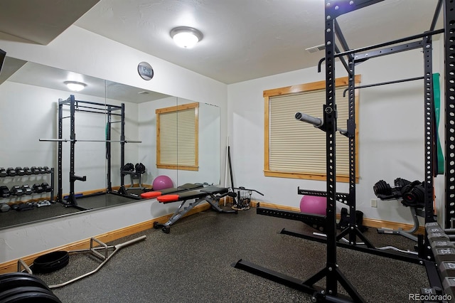 14370 Osage St, Westminster, CO 80023 - exercise area featuring baseboards