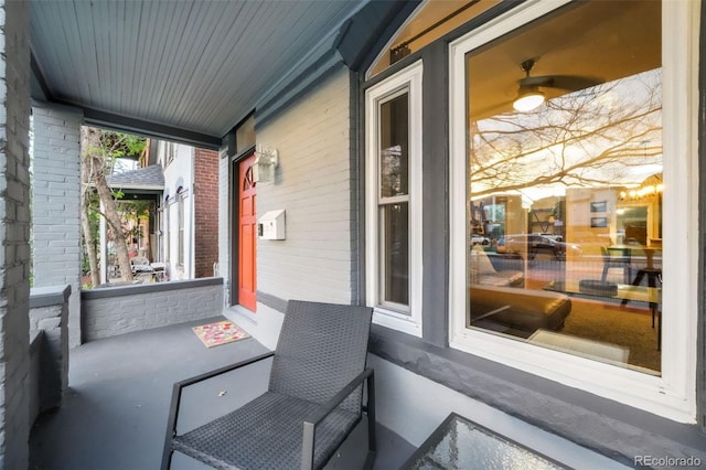 exterior space featuring a porch