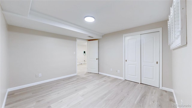9629 Yukon Ct, Westminster, CO 80021 - unfurnished bedroom featuring wood finished floors and a closet