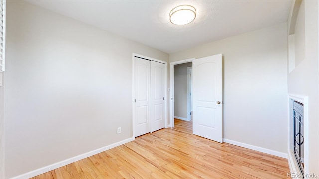 9629 Yukon Ct, Westminster, CO 80021 - unfurnished bedroom with light wood-style flooring and a closet