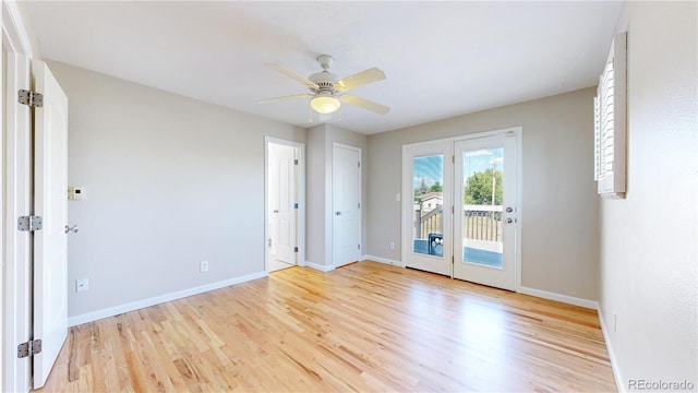9629 Yukon Ct, Westminster, CO 80021 - spare room with light wood-style flooring and a ceiling fan