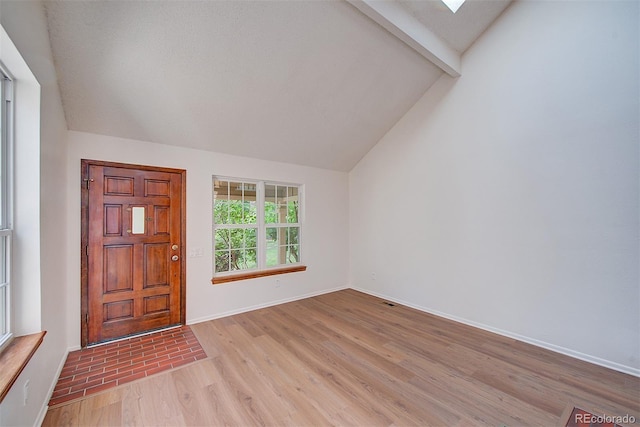 2713 W Long Dr Unit C, Littleton, CO 80120 - entrance foyer with light wood finished floors and baseboards