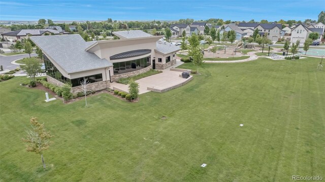 4589 Quandary Peak St, Brighton, CO 80601 - aerial perspective of suburban area