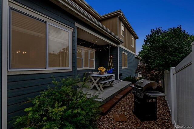 4589 Quandary Peak St, Brighton, CO 80601 - view of patio with a grill