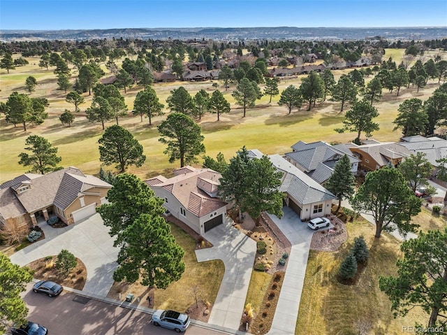 birds eye view of property featuring a residential view