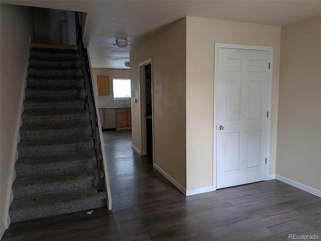 15703 E 13th Pl, Aurora, CO 80011 - stairs with wood finished floors