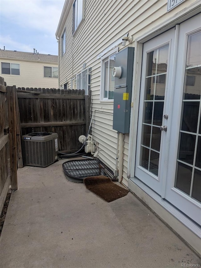 15703 E 13th Pl, Aurora, CO 80011 - view of patio / terrace with french doors