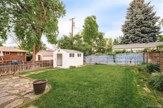 5885 S Huron St, Littleton, CO 80120 - fenced backyard with a storage unit