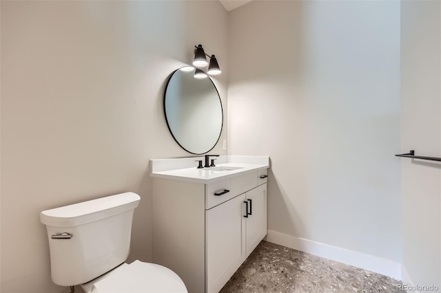 5820 Powell Rd, Parker, CO 80134 - half bath featuring toilet and vanity