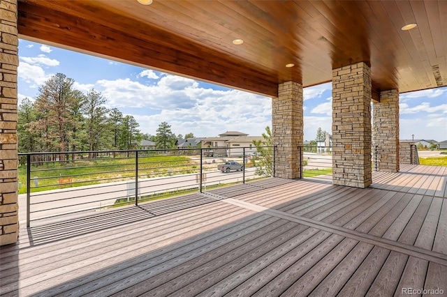 5820 Powell Rd, Parker, CO 80134 - view of wooden deck