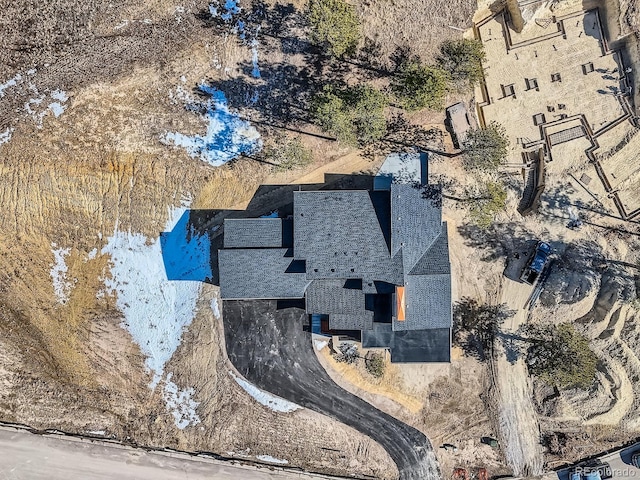 5820 Powell Rd, Parker, CO 80134 - aerial view of property and surrounding area