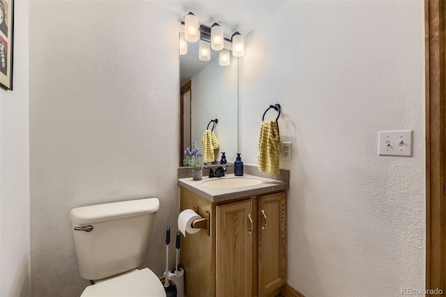 17076 Foxton Dr, Parker, CO 80134 - bathroom featuring vanity and toilet