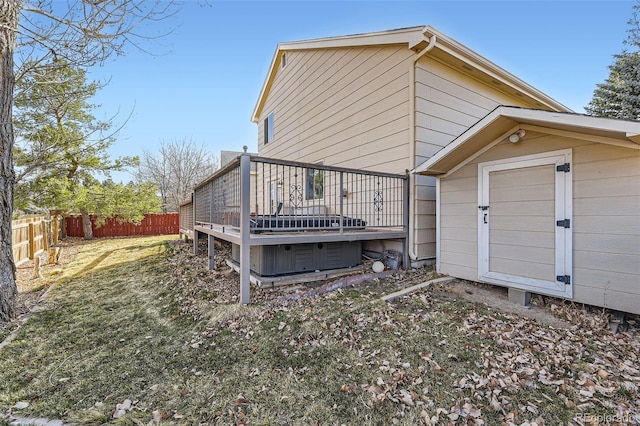 17076 Foxton Dr, Parker, CO 80134 - view of property exterior with a deck