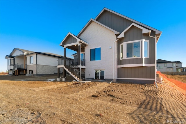 view of rear view of house