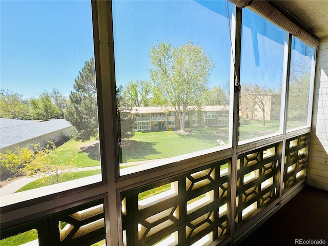 755 S Alton Way Unit 12C, Denver, CO 80247 - unfurnished sunroom with plenty of natural light