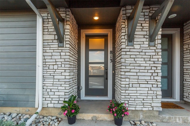 view of entrance to property