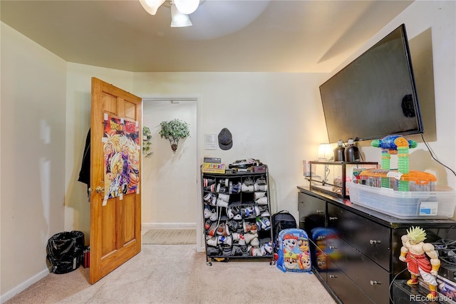 233 Nome St, Aurora, CO 80010 - misc room with carpet flooring and ceiling fan