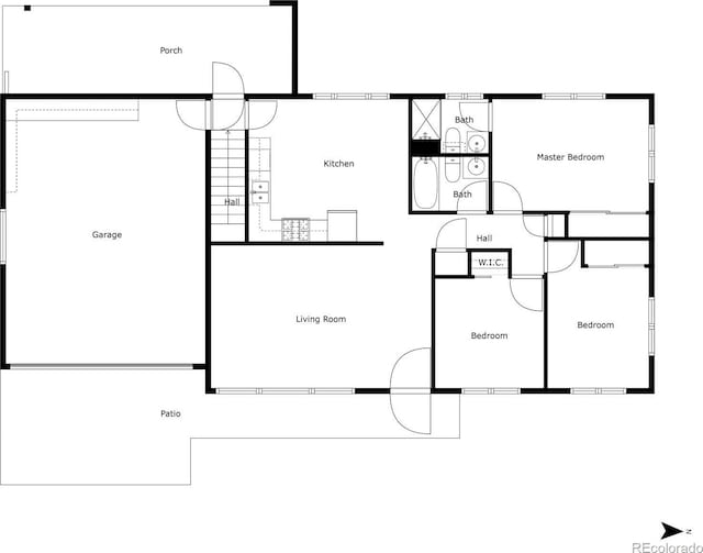 1185 Yank St, Golden, CO 80401 - floor plan / room layout