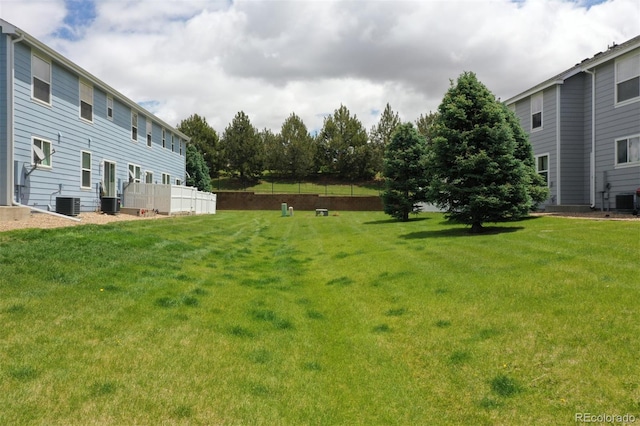 19249 E 58th Ave Unit D, Denver, CO 80249 - view of yard with central air condition unit