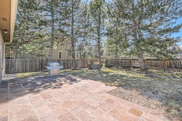 5461 S Youngfield Ct, Littleton, CO 80127 - fenced backyard with a patio area