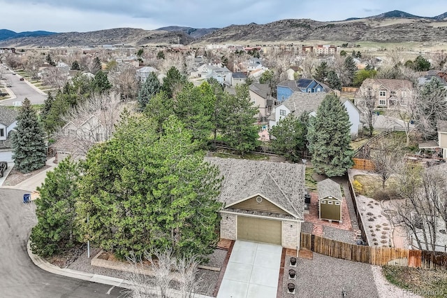 5461 S Youngfield Ct, Littleton, CO 80127 - aerial view of residential area with a mountain backdrop