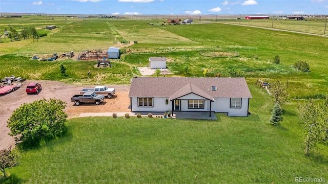 369 S Bonnie Ln, Watkins, CO 80137 - aerial view of sparsely populated area with agricultural land