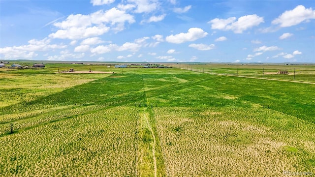 369 S Bonnie Ln, Watkins, CO 80137 - view of green lawn featuring a rural view
