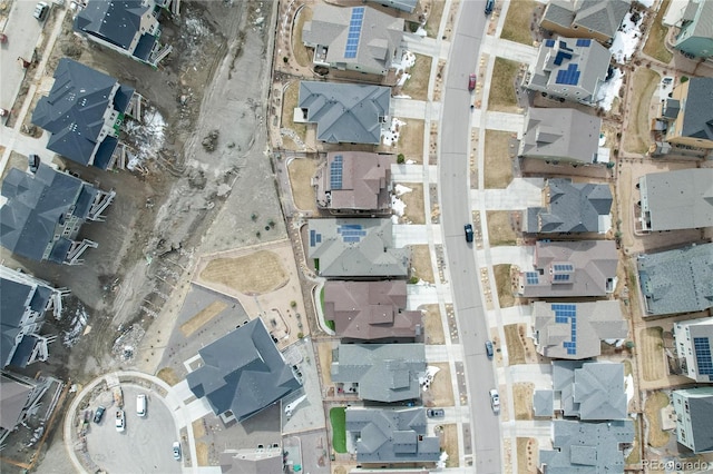 birds eye view of property featuring a residential view