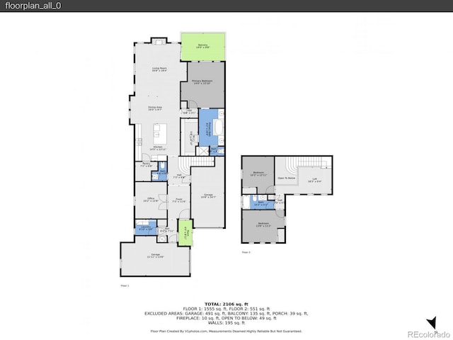 9246 Sori Ln, Highlands Ranch, CO 80126 - floor plan / room layout