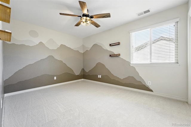 2832 Danbury Ave, Highlands Ranch, CO 80126 - unfurnished room featuring ceiling fan, carpet, and baseboards