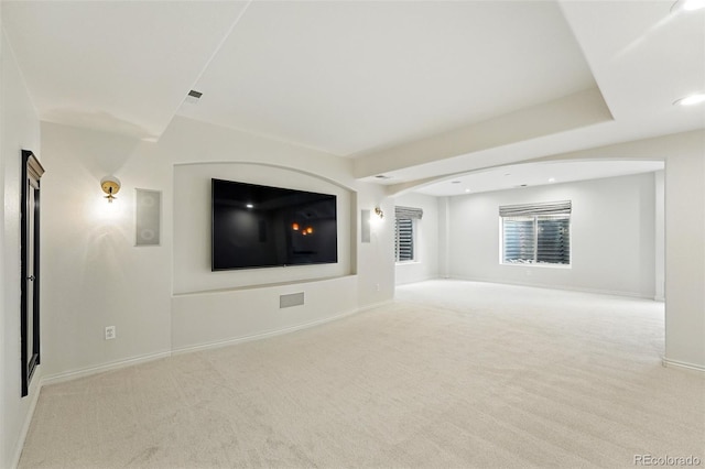2832 Danbury Ave, Highlands Ranch, CO 80126 - carpeted cinema featuring baseboards and recessed lighting