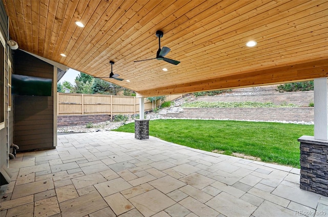 2832 Danbury Ave, Highlands Ranch, CO 80126 - view of patio with a ceiling fan