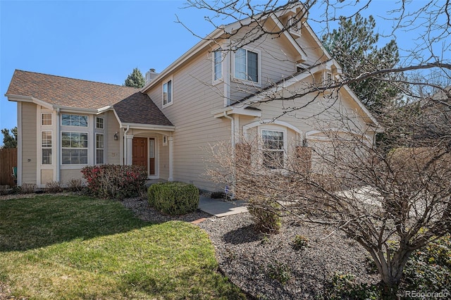 8825 Fairview Oaks Pl, Lone Tree, CO 80124 - traditional-style house with a shingled roof