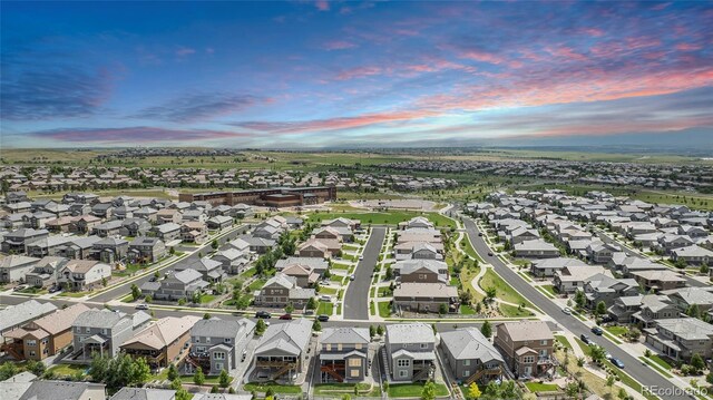 3453 Pacific Peak Dr, Broomfield, CO 80023 - aerial view of property's location featuring nearby suburban area
