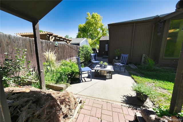 view of patio