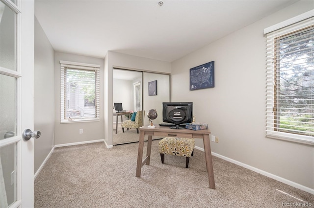 23612 Pondview Pl Unit A, Golden, CO 80401 - home office with light carpet and baseboards