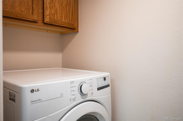 23612 Pondview Pl Unit A, Golden, CO 80401 - laundry area with washer / dryer and cabinet space