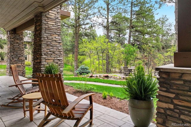 view of patio