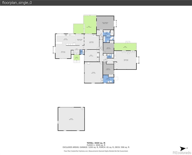 8782 S Ault Ln, Morrison, CO 80465 - floor plan / room layout