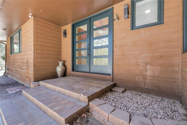 8782 S Ault Ln, Morrison, CO 80465 - doorway to property with french doors