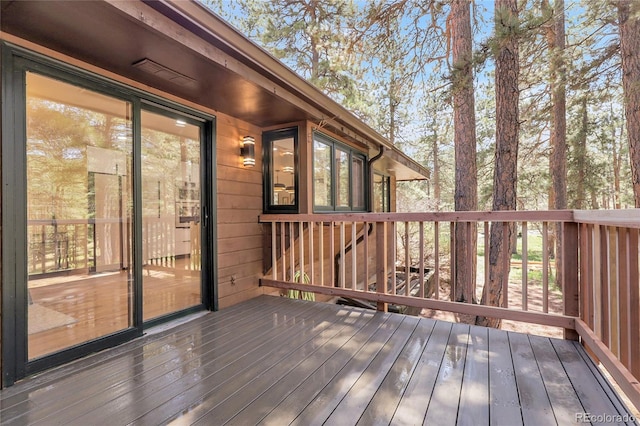 8782 S Ault Ln, Morrison, CO 80465 - view of wooden terrace