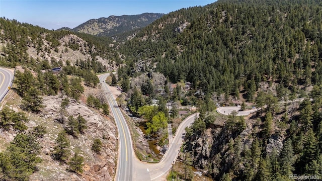 41 Silver Spruce, Boulder, CO 80302 - mountain view featuring a heavily wooded area