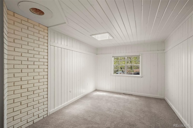 41 Silver Spruce, Boulder, CO 80302 - carpeted spare room with wooden ceiling