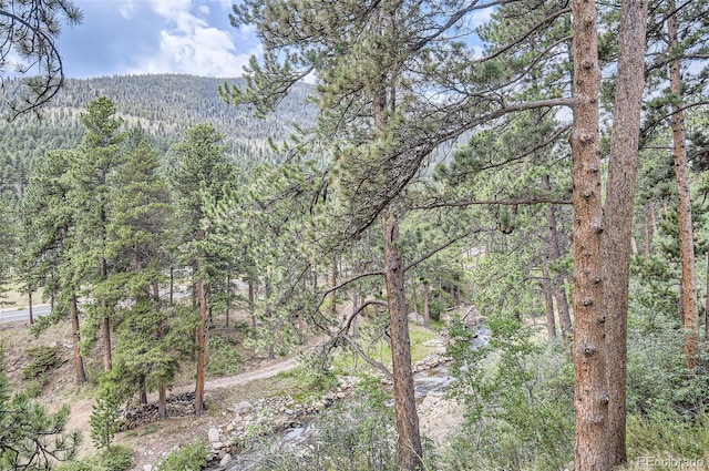 view of local wilderness with a view of trees