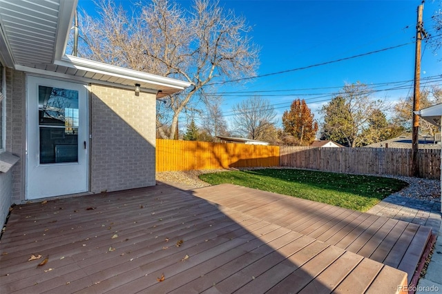 5500 Holland Dr, Arvada, CO 80002 - view of wooden deck